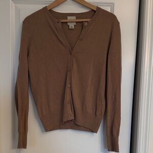 Calvin Klein Women's Tan Cardigan Sweater
